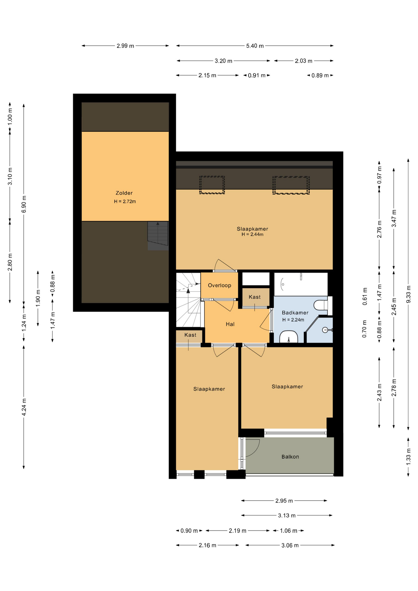 Boeier 02 1 - 8242 CD - lelystad-plattegrond-2